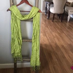 Great condition! Lime green scarf